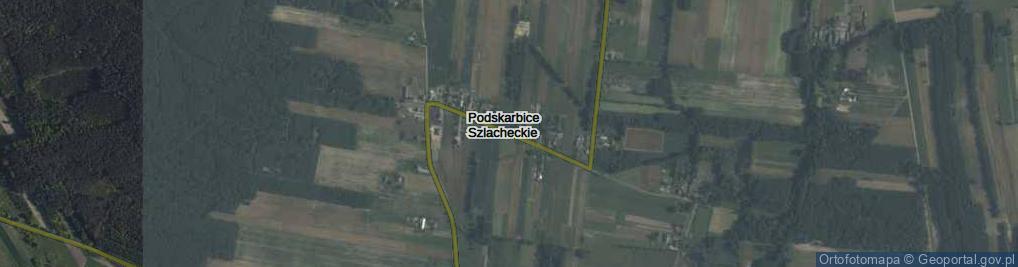 Zdjęcie satelitarne Podskarbice Szlacheckie ul.